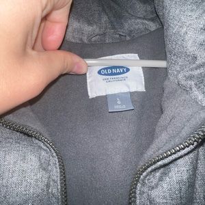 Large grey puffer vest